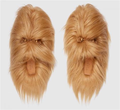 buy fake gucci slippers|gucci chewbacca slippers.